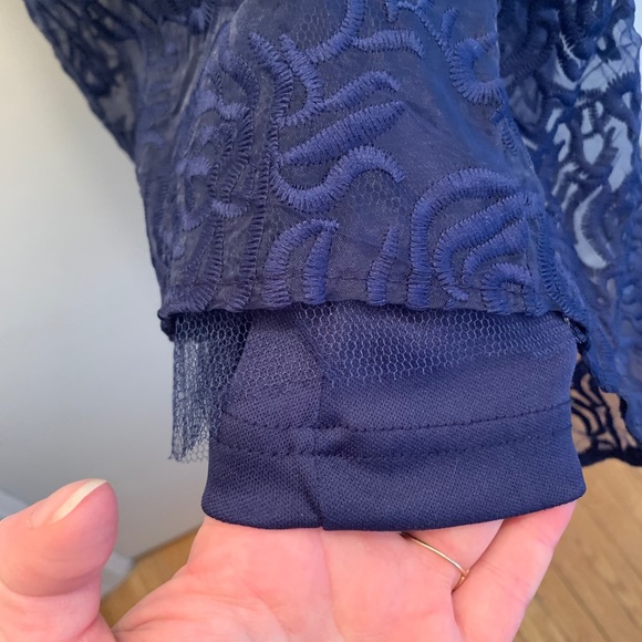 NWT 💡 blue lace dress (updated photos, posting) - Picture 9 of 9